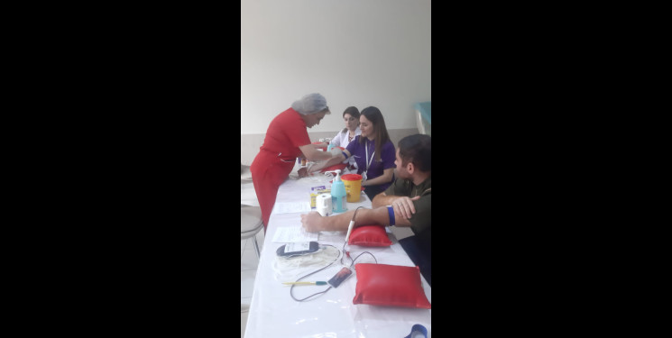 Şirvanda  növbəti qanvermə aksiyası keçirilib.